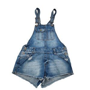 Denim Co Women's Medium Wash Denim Overalls Size 4
